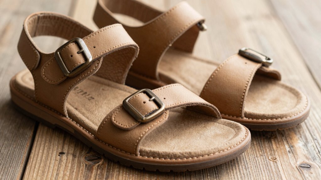 adjustable straps supportive contoured sandals