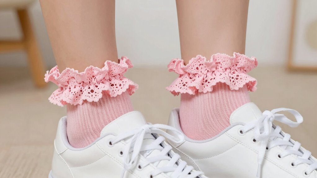 avoid bulky ruffles with sneakers