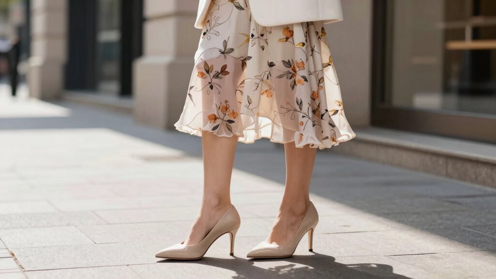beige pumps suit all occasions