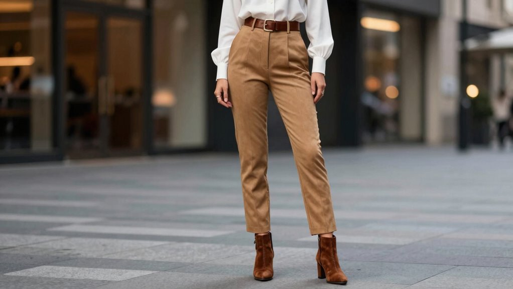 brown suede boots elevate chic outfits