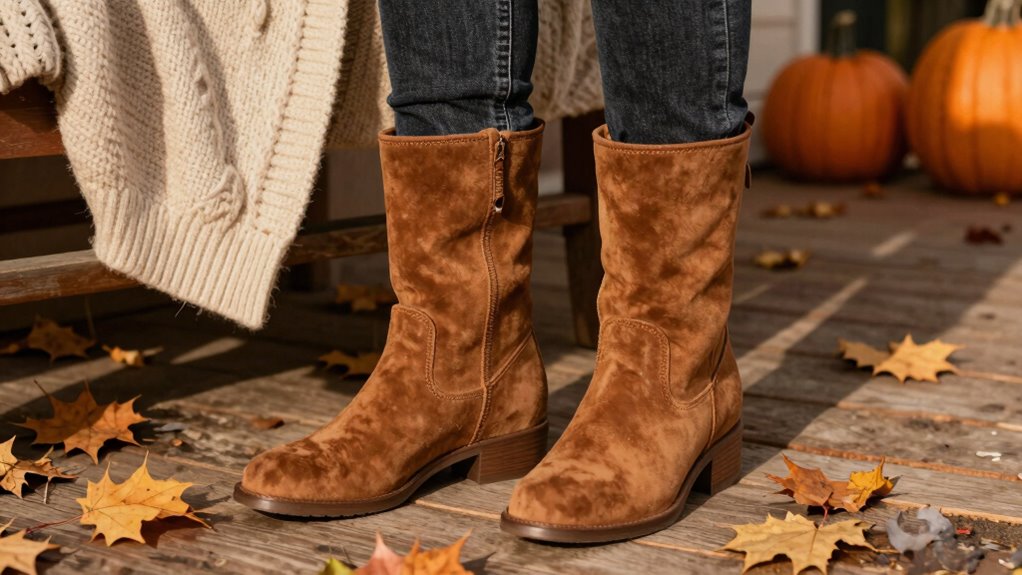 brown suede boots versatile timeless chic
