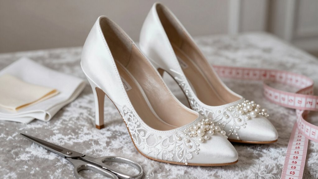 buy wedding shoes early for comfort