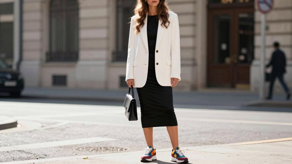celeb inspired sneaker dress styling ideas