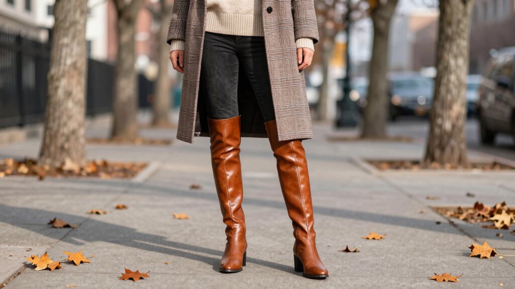 cognac boots elevate seasonal outfits