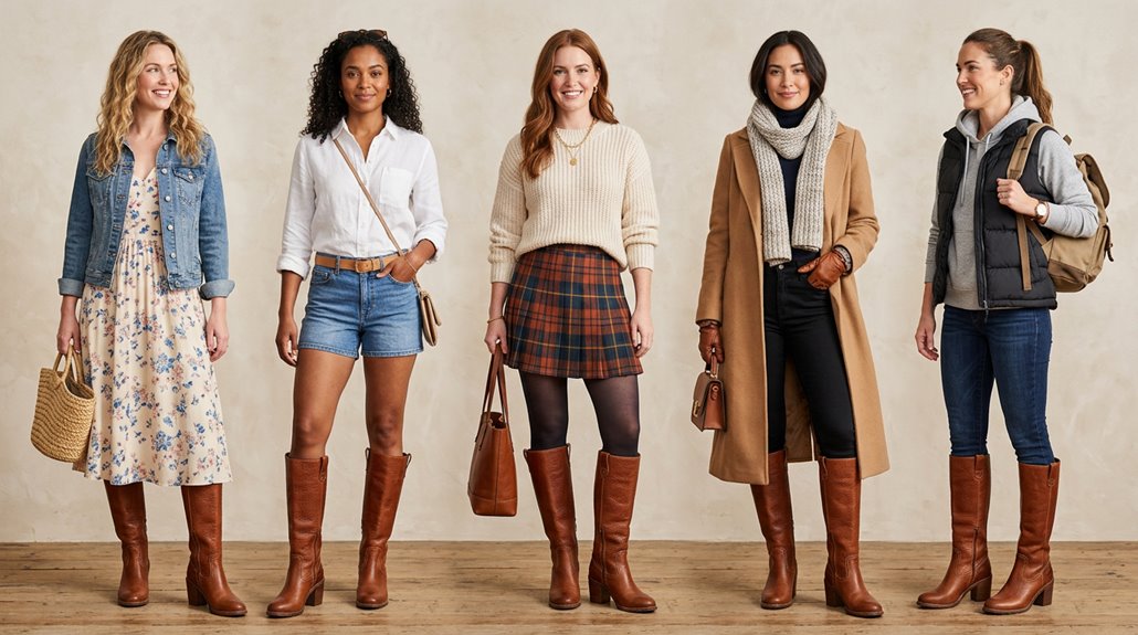 cognac boots for all seasons