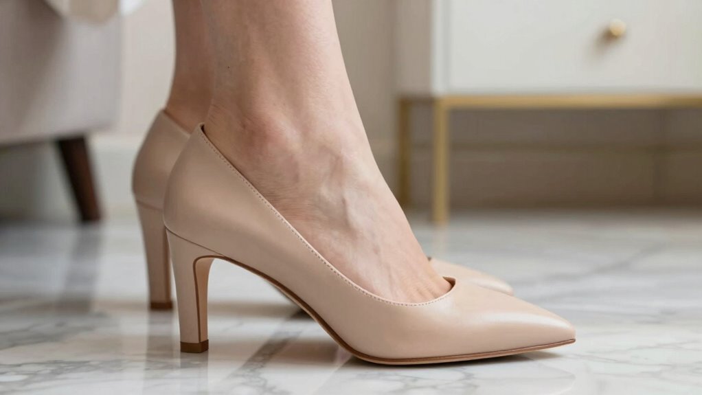 comfortable heels for long events