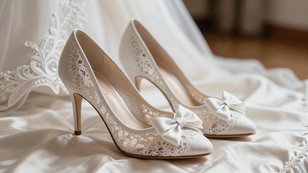 comfortable wedding heels height shape movement