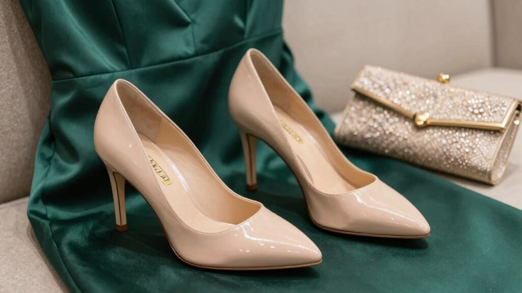 coordinated footwear elevates polished outfits
