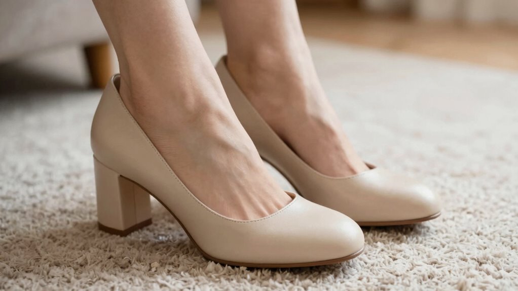 cushioned secure balanced heels