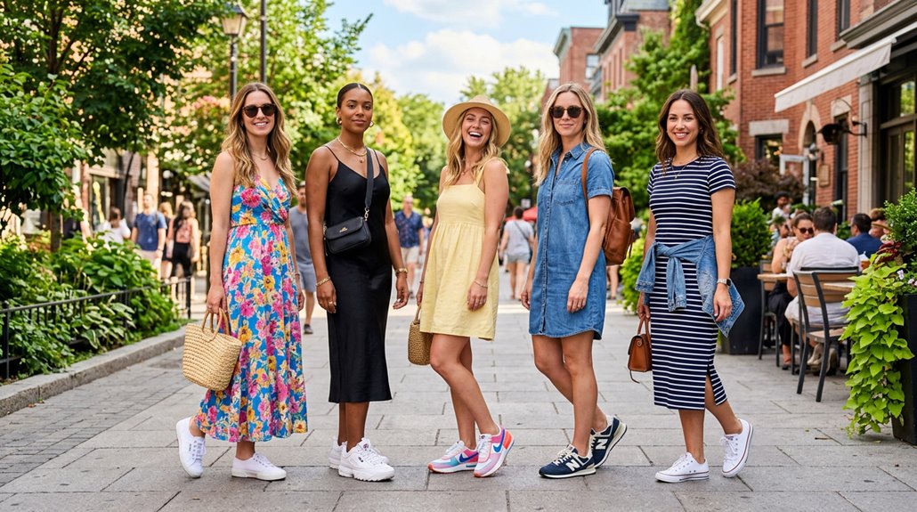 five dress sneaker outfits