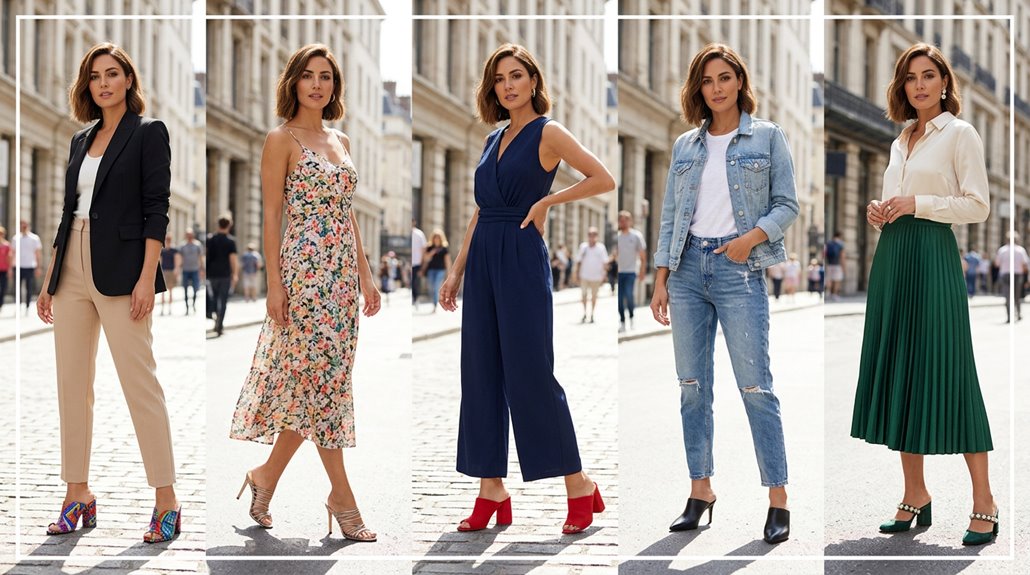 mule heel outfit ideas