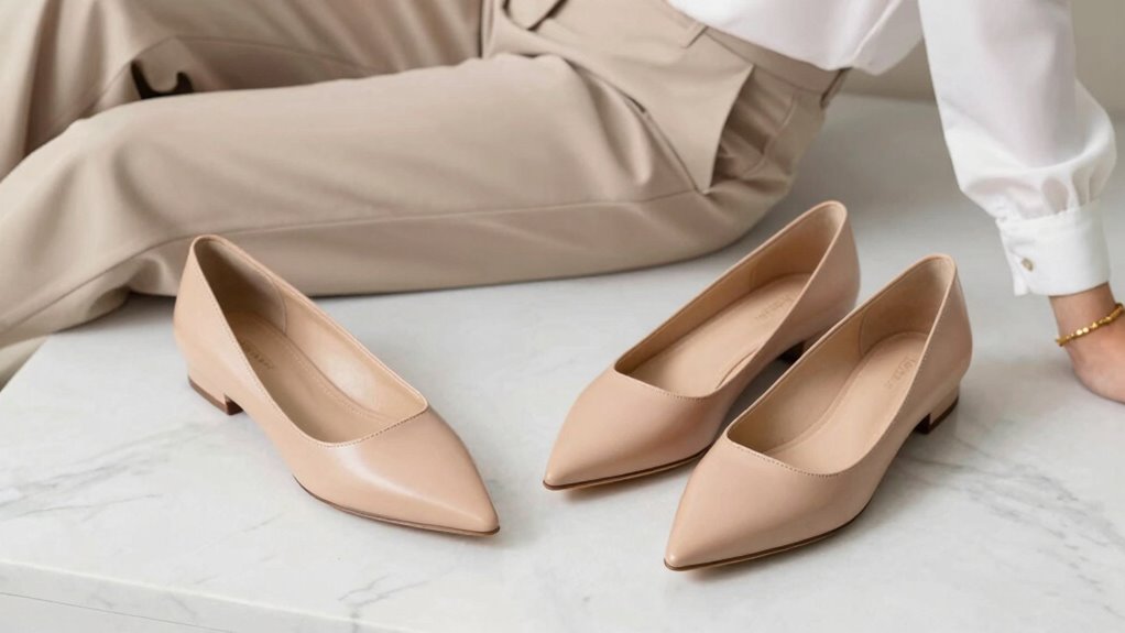pointed toe flats coordinate wardrobes effectively