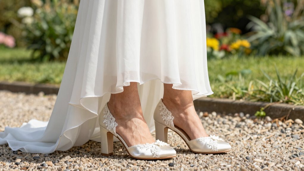 practical wedding footwear considerations