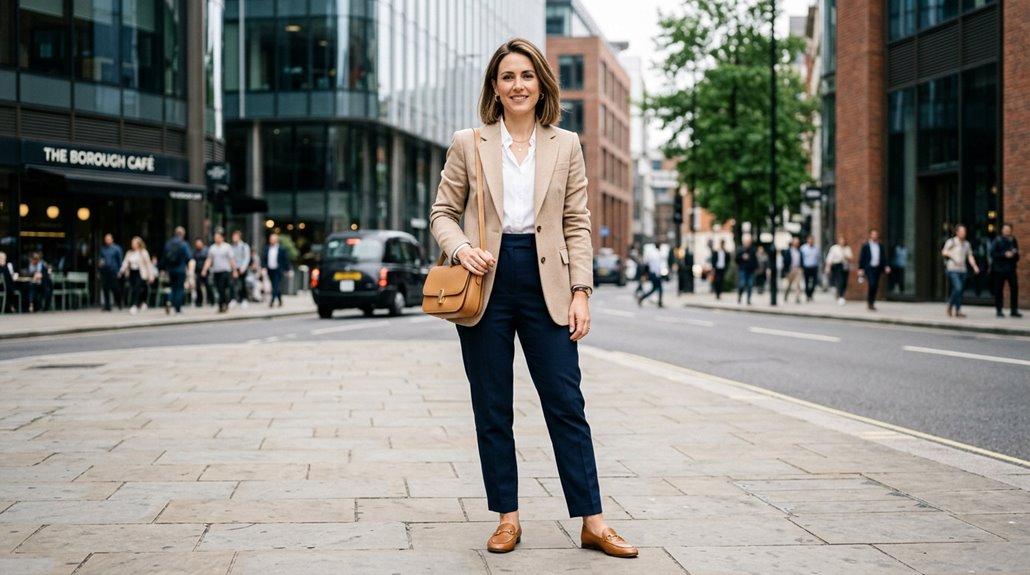 seven classy loafer outfits for women