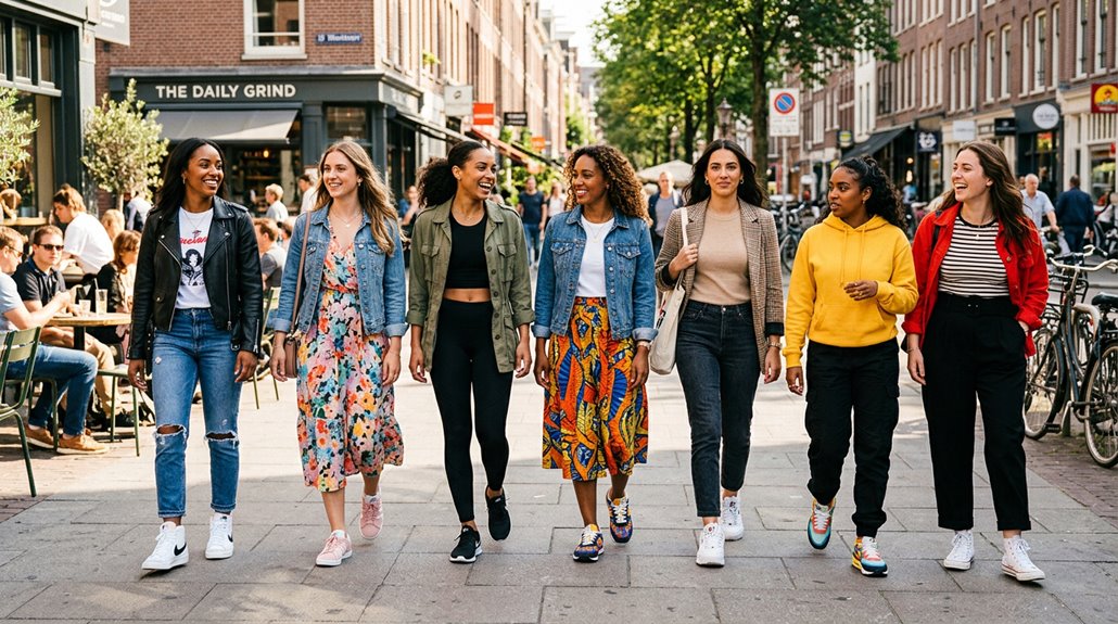 seven sneaker outfit ideas for women