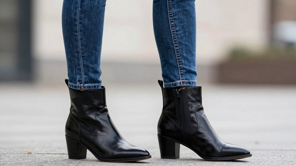 skinnies with sleek boots