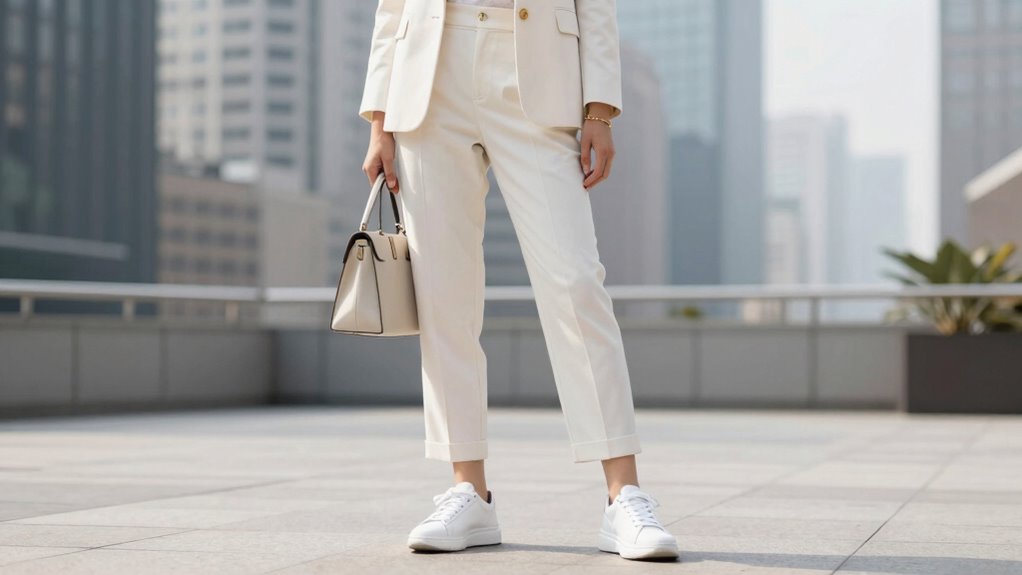 sneakers elevate dresses with comfort