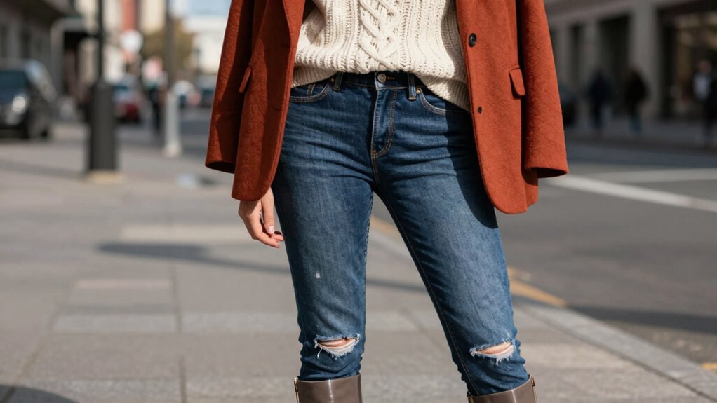 texture contrast elevates denim