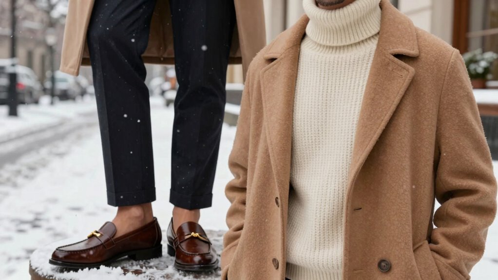 winter loafers versatile socked styling