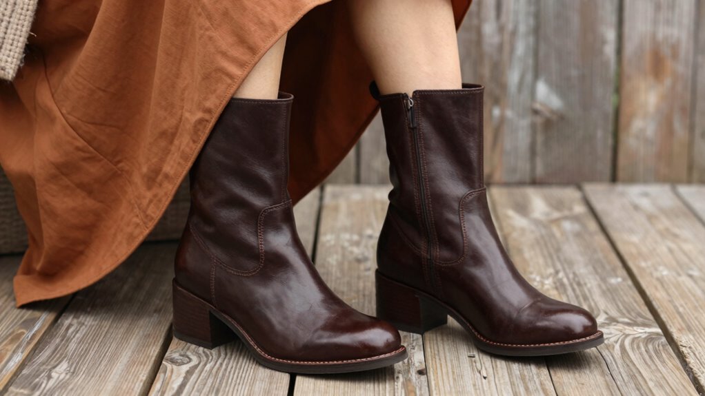dark brown boots elevate everyday outfits