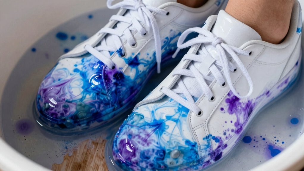 dyeing canvas shoes bath method