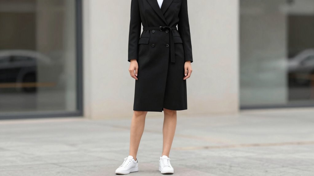 effortless chic dress sneakers