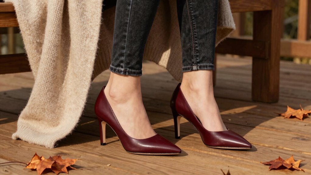 fall appropriate textured heel styling guidance
