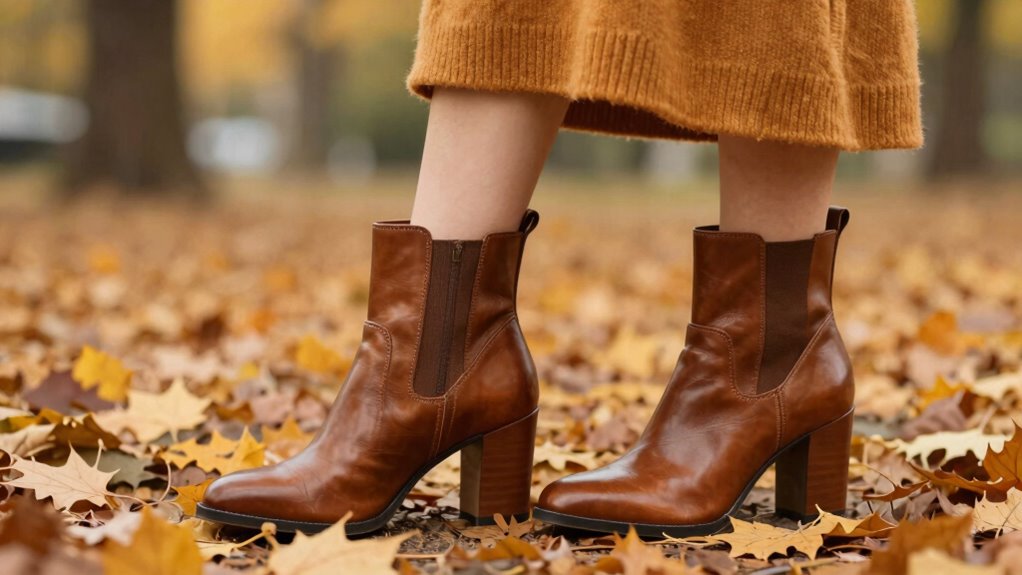 fall transition heels burgundy olive taupe