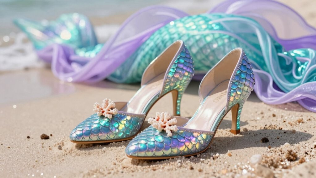 mermaid heels elevate whimsical outfits