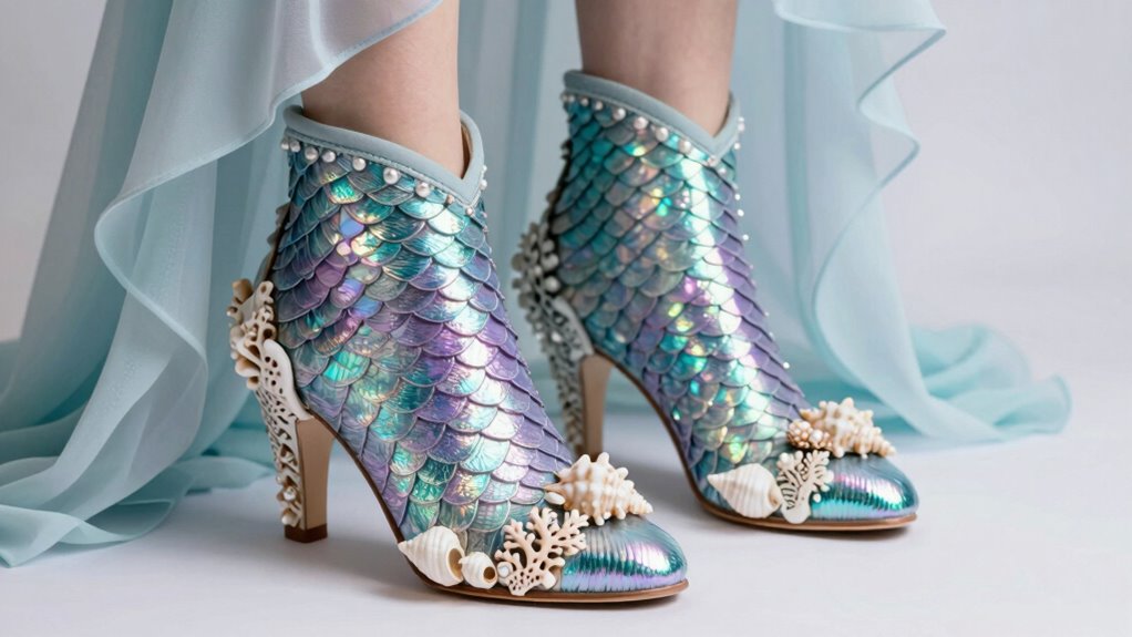 mermaid heels for outfits