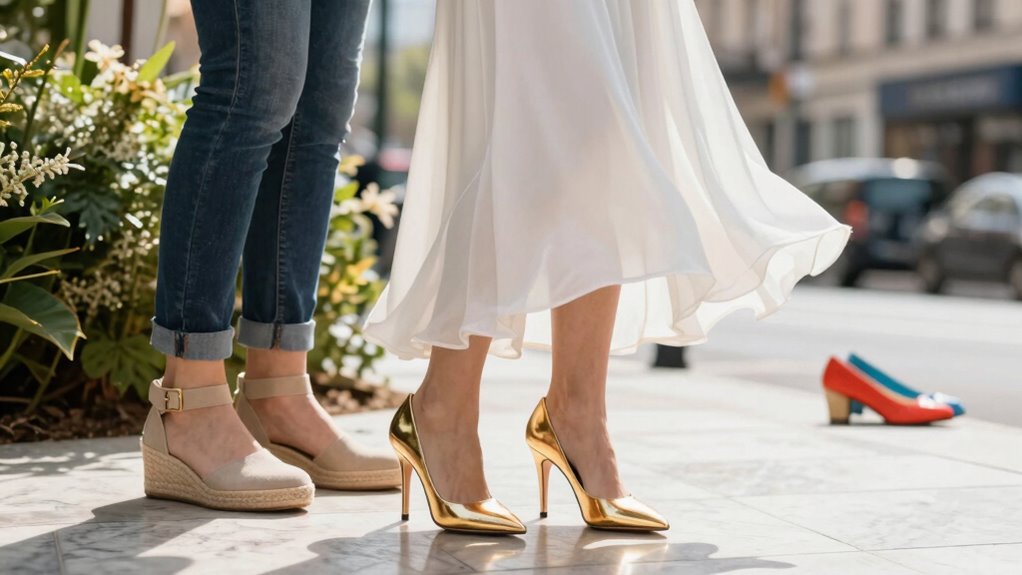 occasion appropriate heel styling guidance