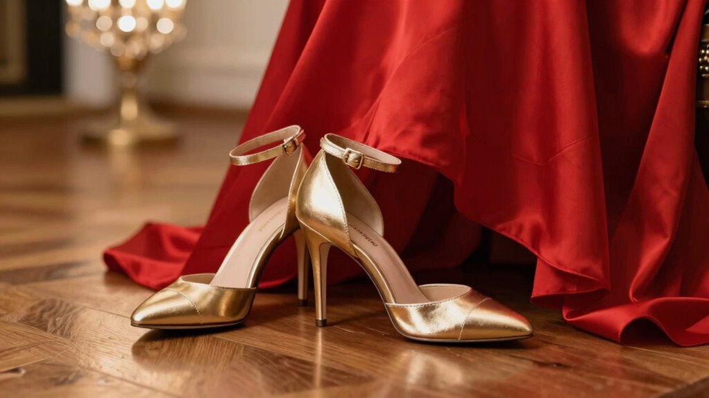 occasion specific red dress heels