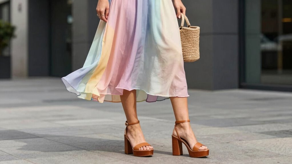 platform sandals elevate dresses and sets