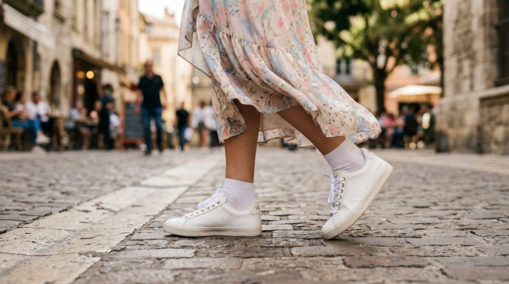sneakers that pair with dresses