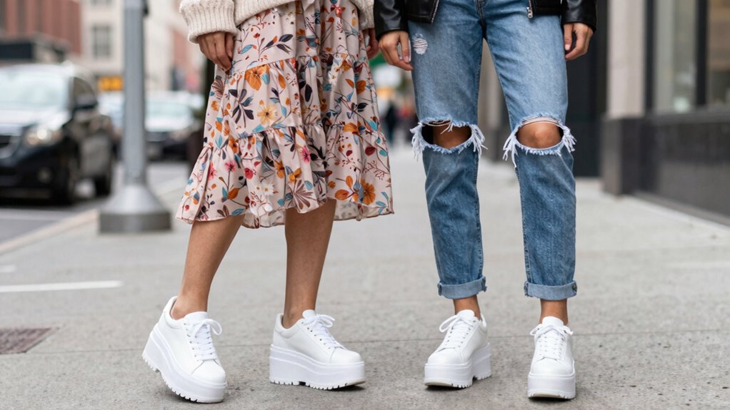 versatile platform sneaker styling guidelines