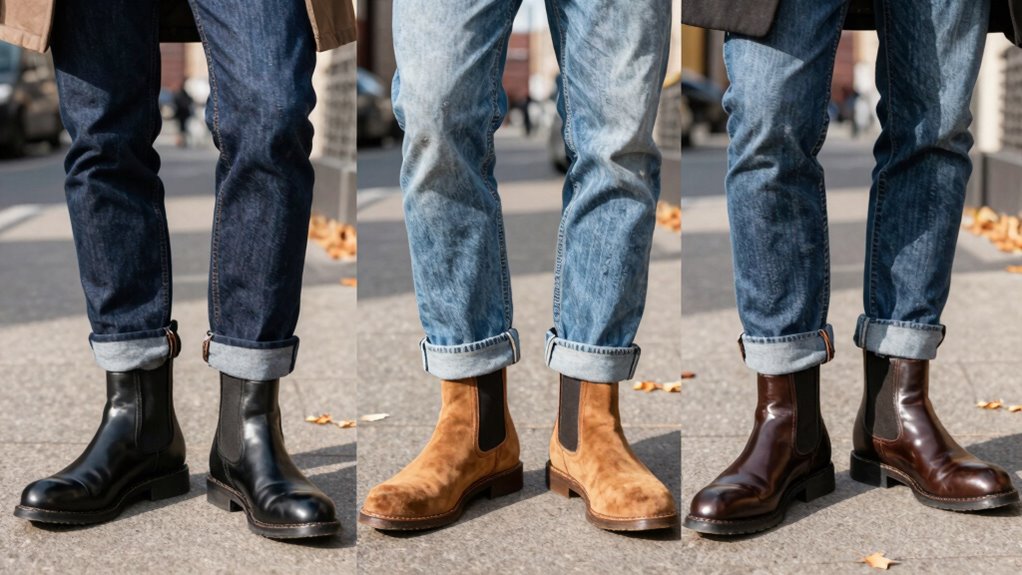 winter ready chelsea boot styling with denim