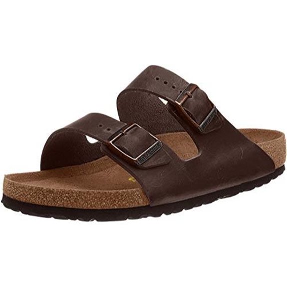 birkenstock arizona birko flor dark brown 42